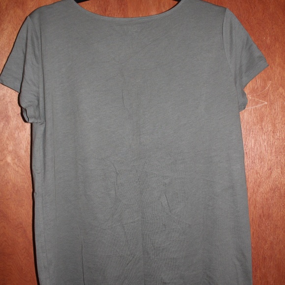 Small Army Green LOFT Blouse - Picture 3 of 4